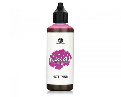 Octopus Fluids Alkoholtinte Alcohol Ink HOT PINK 100 ml