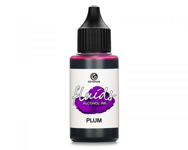 Octopus Fluids Alcohol Ink Alkoholtinte für Fluid Art und Resin Plum Violett