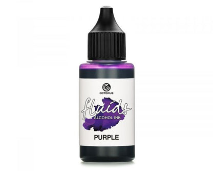 Octopus Fluids Alcohol Ink Purple Alkoholtinte Violett
