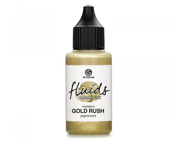 Octopus Fluids Alcohol Ink Metallic Gold Rush