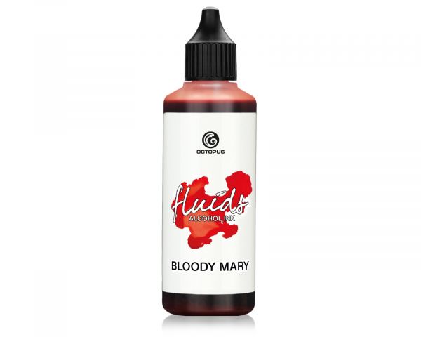Octopus Fluids Alcohol Ink Octopus Fluids Alcohol Inks Basic Bloody Mary Red