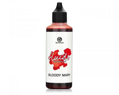 Octopus Fluids Alcohol Ink Octopus Fluids Alcohol Inks Basic Bloody Mary Red