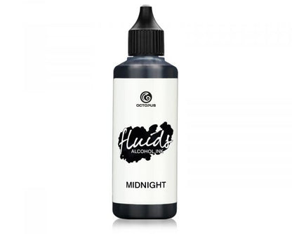 Octopus Fluids Alkoholtinte Basic Midnight Schwarz 100 ml