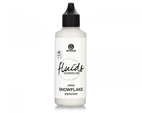 Octopus Fluids Alkoholtinte Fluid Art/Resin SNOWFLAKE Weiß 100 ml