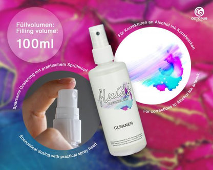 Octopus Fluids Cleaning Solution for Alcohol Inks Collection Colorless Spray