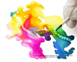 Octopus Fluids Alcohol Ink Starter Komplett Set BREEZE Blauorientierte Kollektion Zubehör