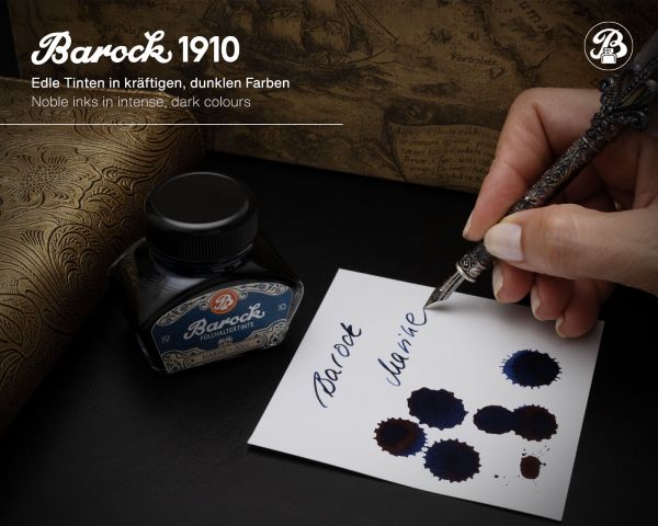 Barock Füllhaltertinte Barock 1910 Marine