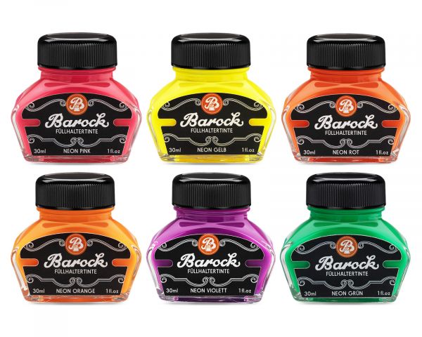 BAROCK Füllhaltertinte Neon Pink Ltd. Edt.