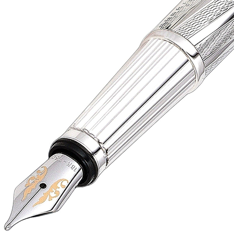 Bossert & Erhard Füller Feelings New Wave, 18Kt, Silver