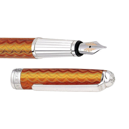Bossert & Erhard Füller Feelings New Wave, 18Kt, Cognac