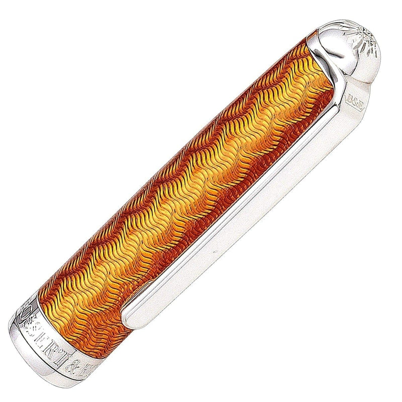 Bossert & Erhard Füller Feelings New Wave, 18Kt, Cognac