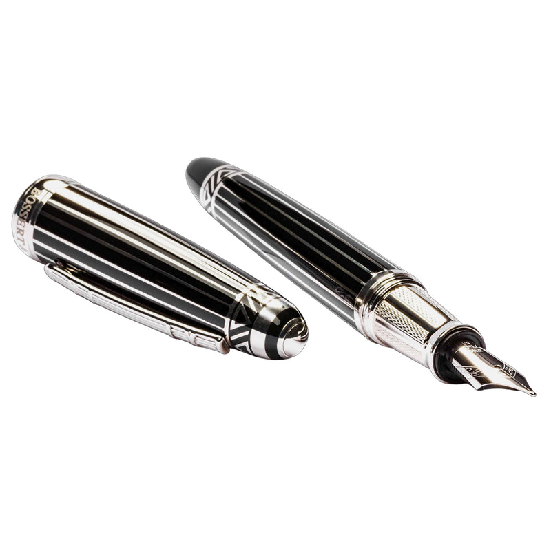 Bossert & Erhard Füller Wall Street 18Kt, Black Stripes