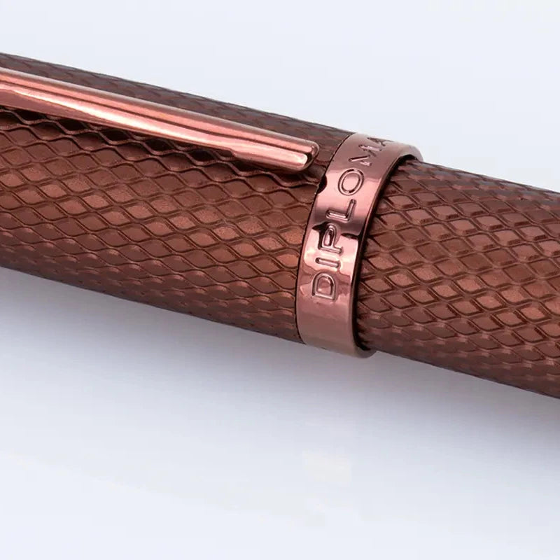 Diplomat Kugelschreiber Viper Guilloche Braun
