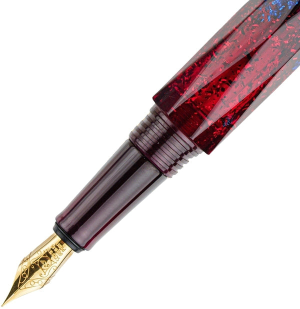 BENU Füller Briolette gold, Fiery Azure