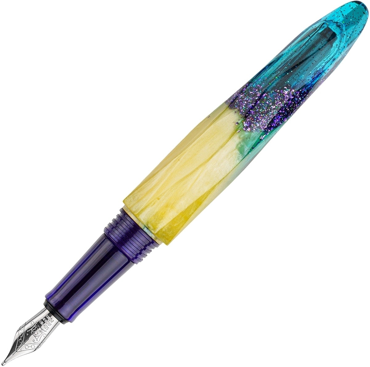 BENU Fountain Pen Briolette Silver, Tropicana
