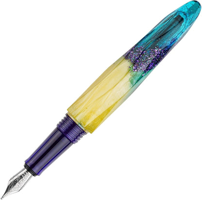 BENU Fountain Pen Briolette Silver, Tropicana
