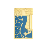 ST Dupont Feuerzeug Ligne 2 Ltd. Edt., Blue-fender