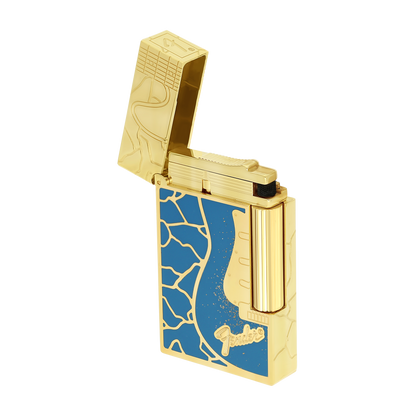 ST Dupont Ligne 2 Lighter Ltd. Edt., Blue-fender