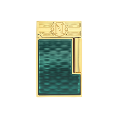 ST Dupont Feuerzeug Ligne 2 20000 Lieues Sous Les Mers, Ltd. Edt., Green-pacific