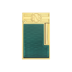 ST Dupont Feuerzeug Ligne 2 20000 Lieues Sous Les Mers, Ltd. Edt., Green-pacific