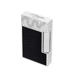 ST Dupont Feuerzeug Ligne 2 Snake, Palladium, Schwarz