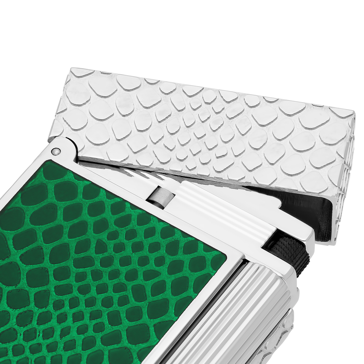 ST Dupont Ligne 2 Snake Lighter, Ltd. Edt., Green
