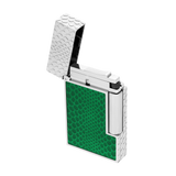 ST Dupont Feuerzeug Ligne 2 Snake, Ltd. Edt., Grün