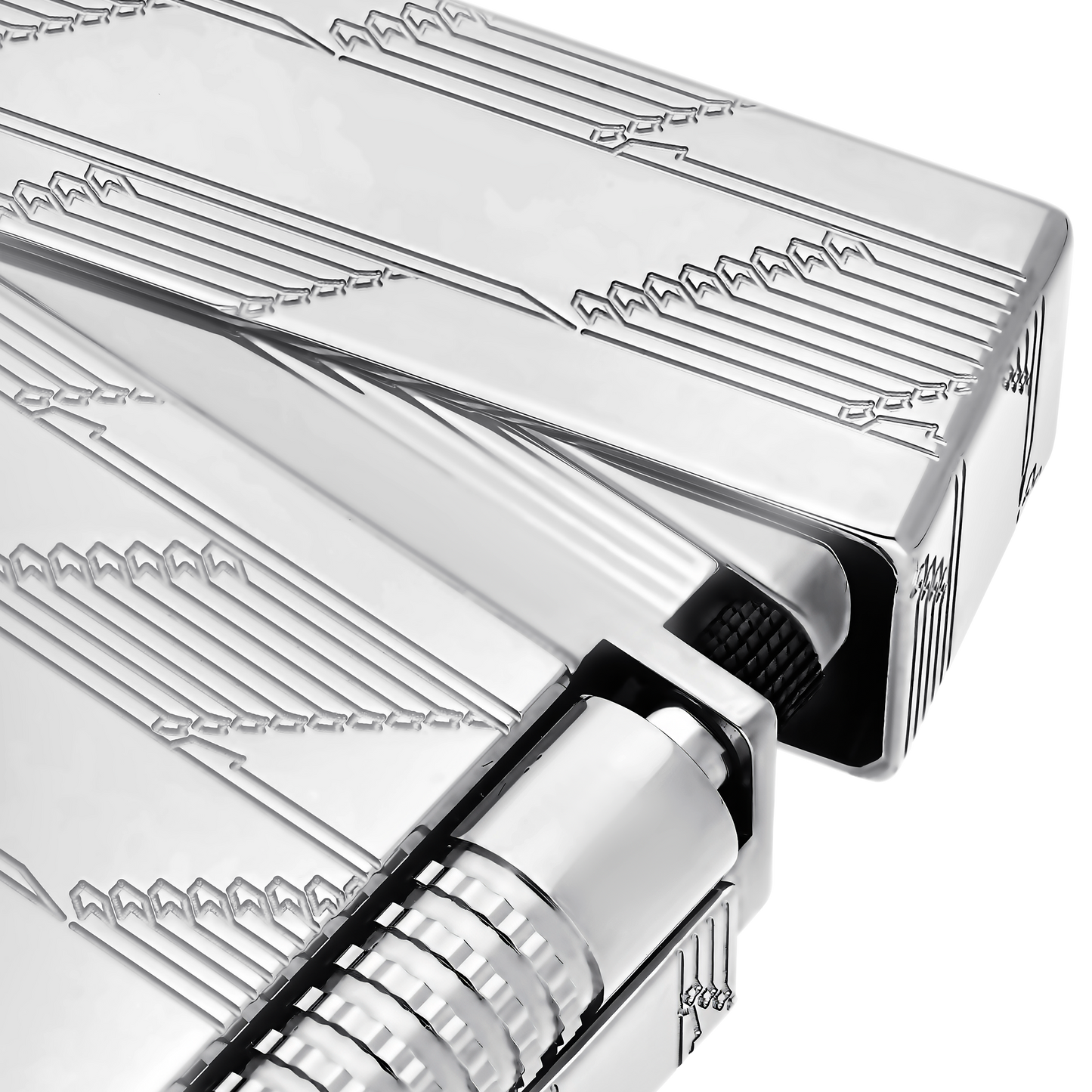 ST Dupont Lighter Le Grand Dupont Le Grand S T Dupont, Ltd. Edt., Silver