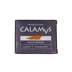 CALAMUS, Tintenpatrone, Schreibtinte wässrige Farbstofflösung antik braun