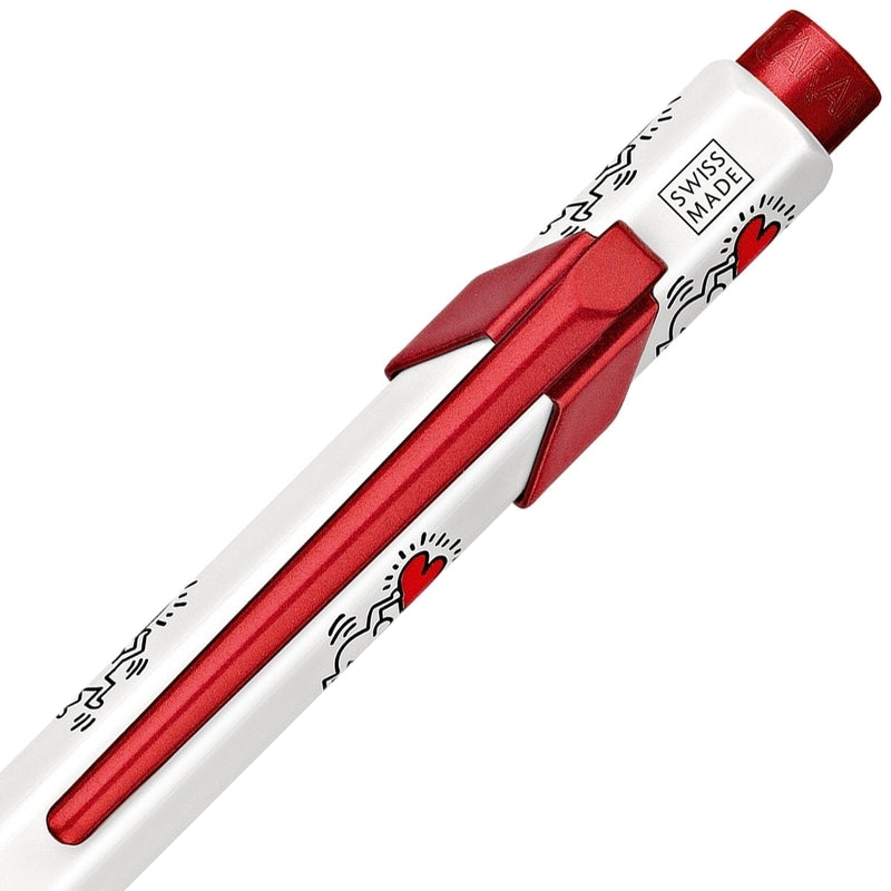 Caran d'Ache Kugelschreiber, 849 Keith Haring, weiss - 3