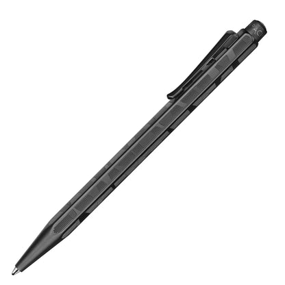 Caran d'Ache Kugelschreiber + Stifteetui Ecridor Black Edition, Black Lines, schwarz