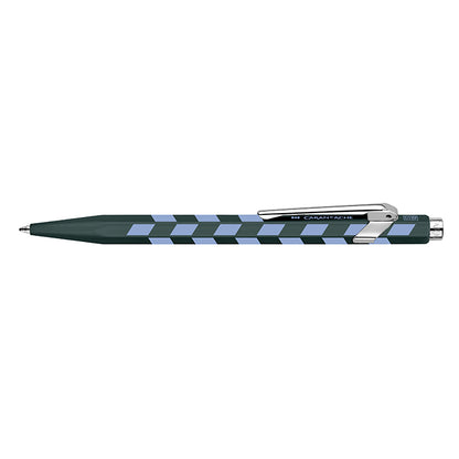Caran d'Ache, stylo bille 849 Mosaic, vert sapin