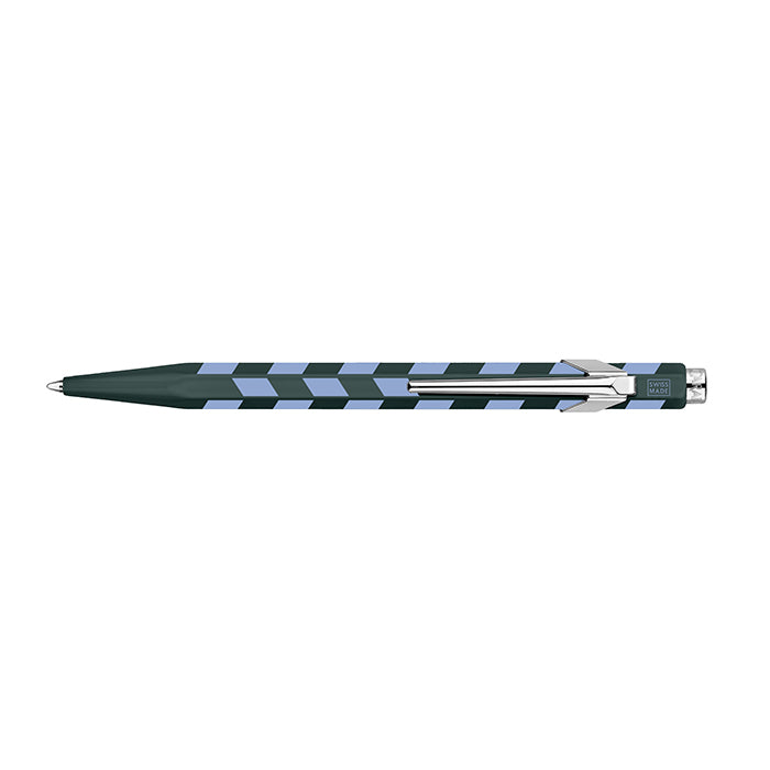 Caran d'Ache, stylo bille 849 Mosaic, vert sapin