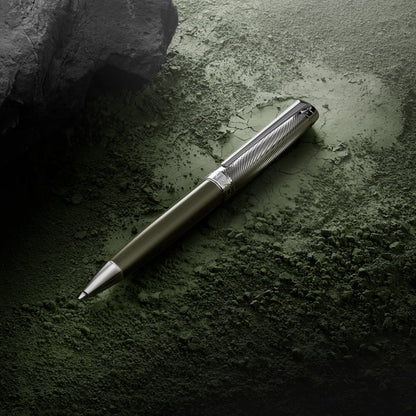 Caran d'Ache Ballpoint Pen, Leman Terre d'Ombre, green