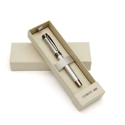 Cerruti 1881, Fountain pen, Zoom Diamond, Chrome