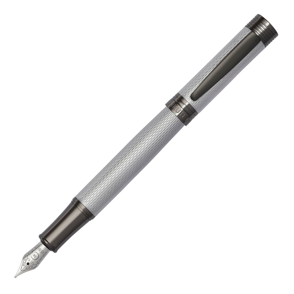 Cerruti 1881, Fountain pen, Zoom Diamond, Chrome