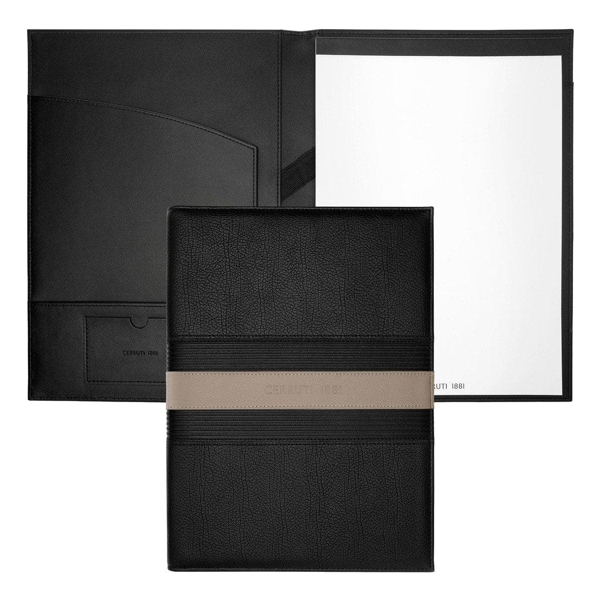 Cerruti 1881, Konferenzmappe, Delano Taupe & Black