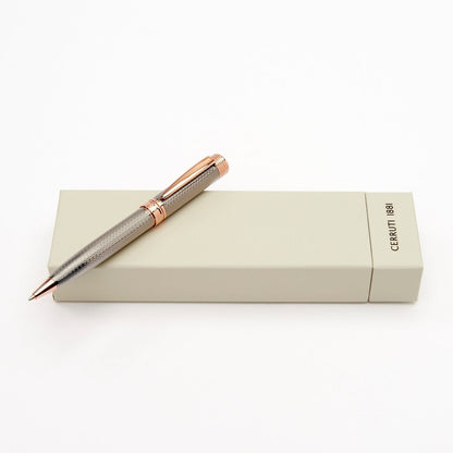 Cerruti 1881, Ballpoint pen, Zoom Diamond, gunmetal