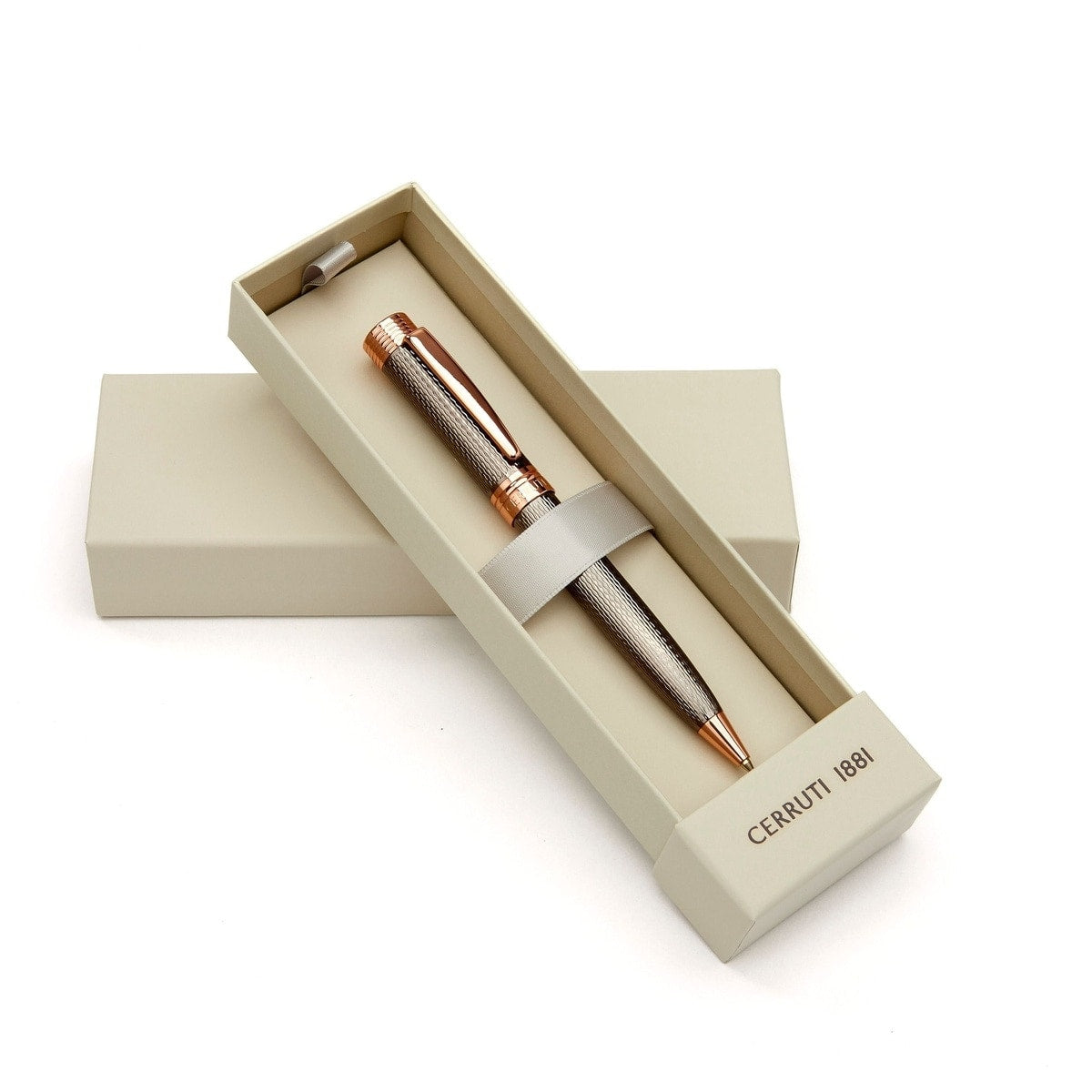 Cerruti 1881, Ballpoint pen, Zoom Diamond, gunmetal