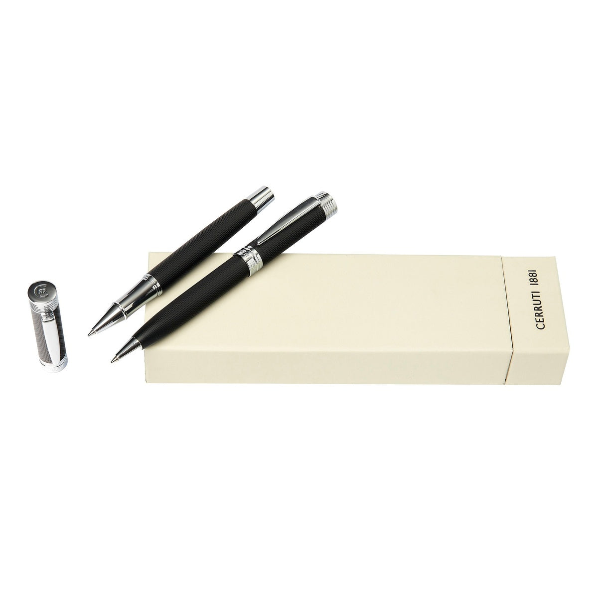 Cerruti 1881, Pen Set, Zoom Diamond, Black