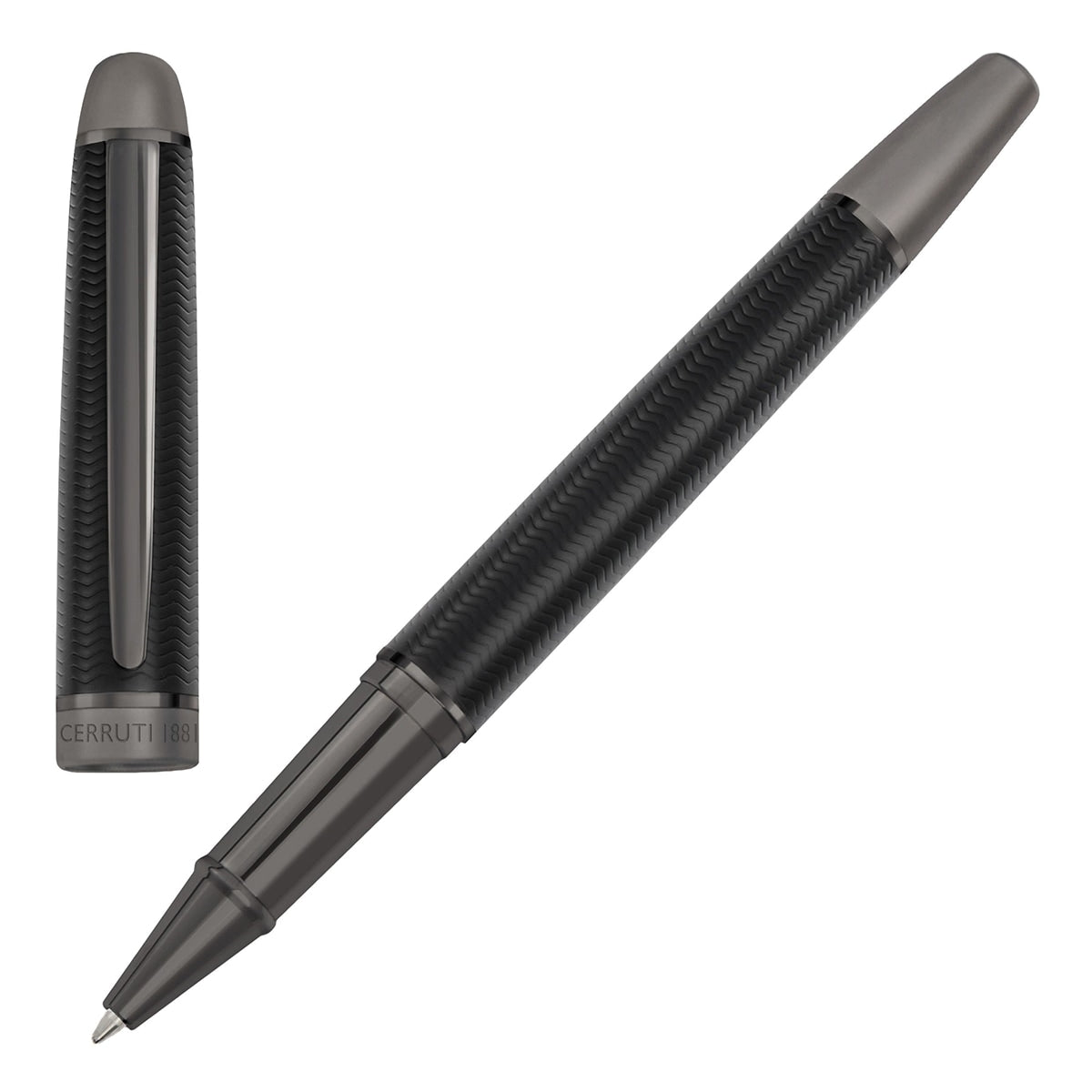 Cerruti 1881 Tintenroller Holborn Black & Gun - 7