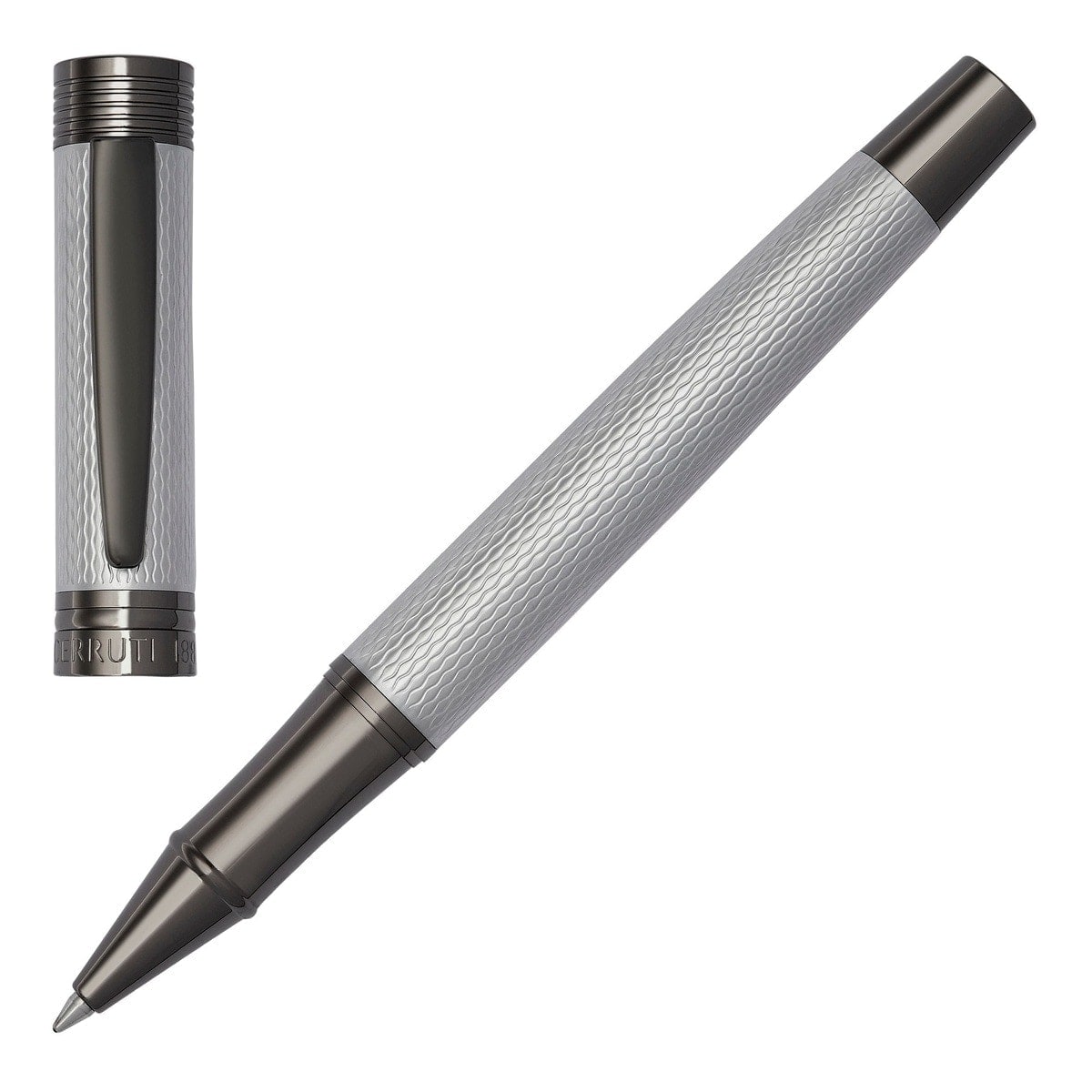 Cerruti 1881, Rollerball Pen, Zoom Diamond, Chrome