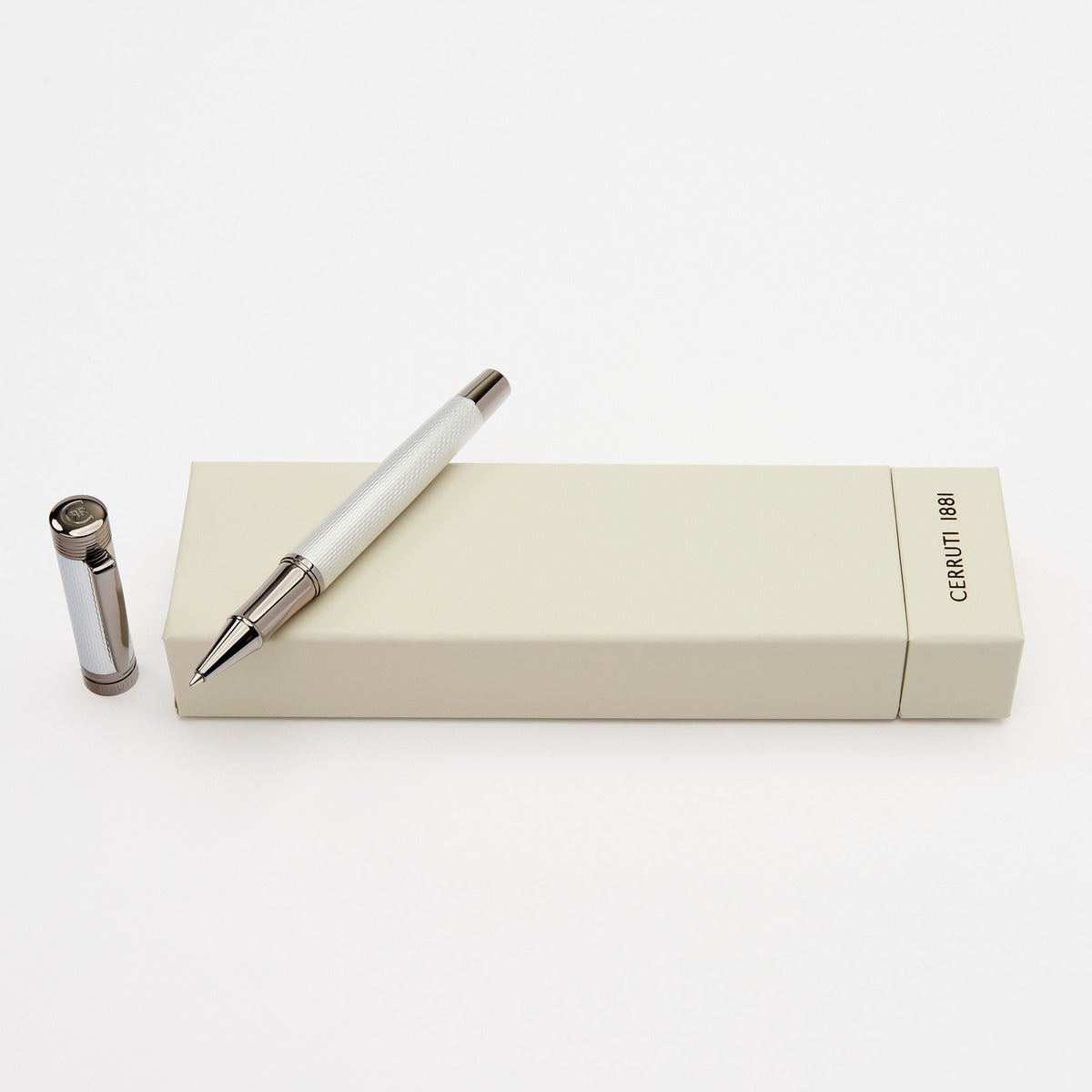 Cerruti 1881, Rollerball Pen, Zoom Diamond, Chrome