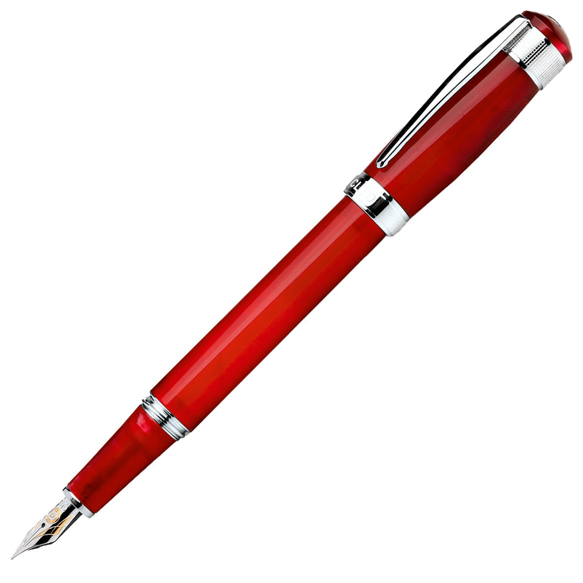 Cleo Skribent Fountain Pen, Aura Red