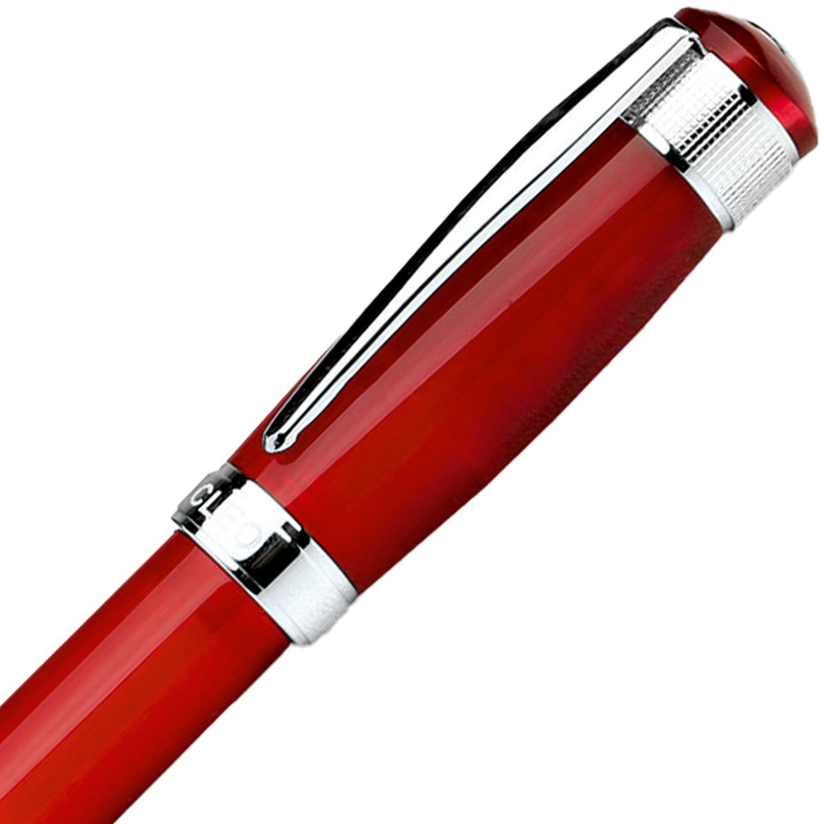 Cleo Skribent Fountain Pen, Aura Red