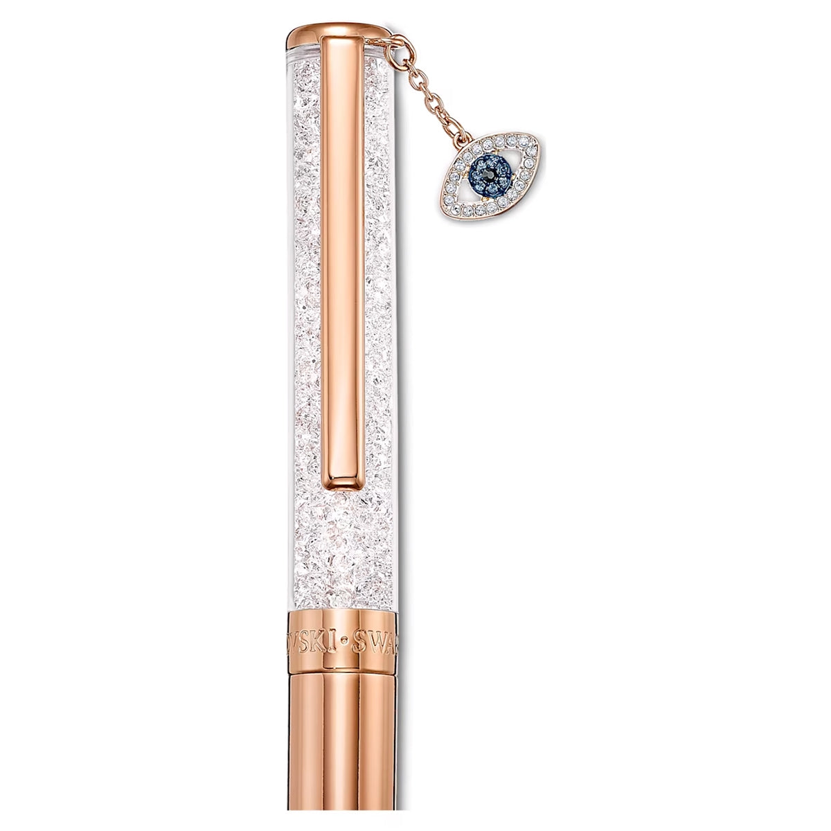 Swarovski Crystalline Evil Eye Ballpoint Pen, rose gold, pink-rose