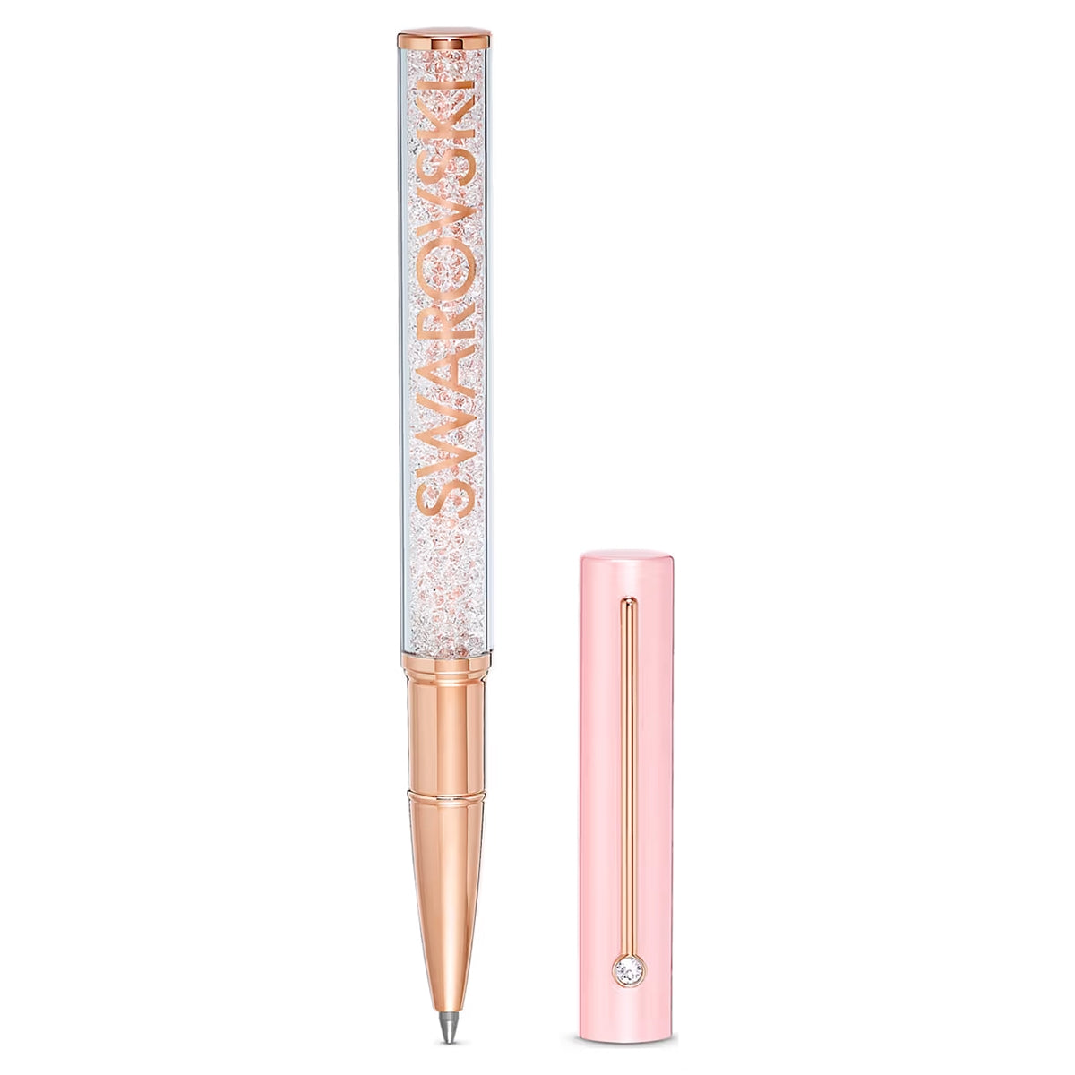 Swarovski Crystalline ballpoint pen, rose gold, pink-rose
