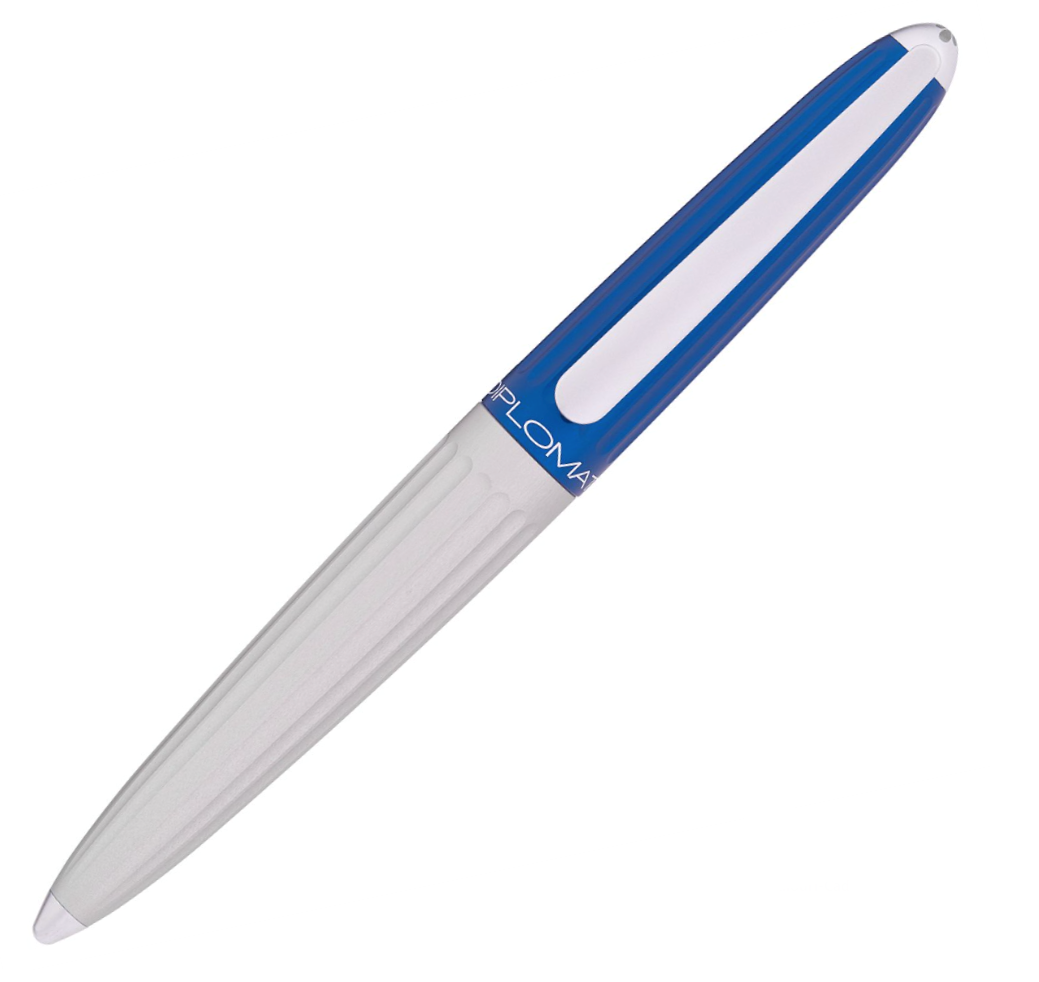 Füllhalter Aero Blau Silber