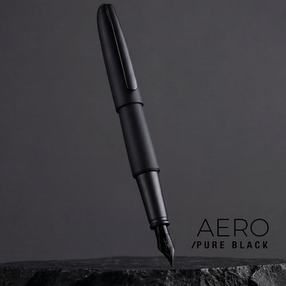 Diplomat, Aero Fountain Pen, Pure Black