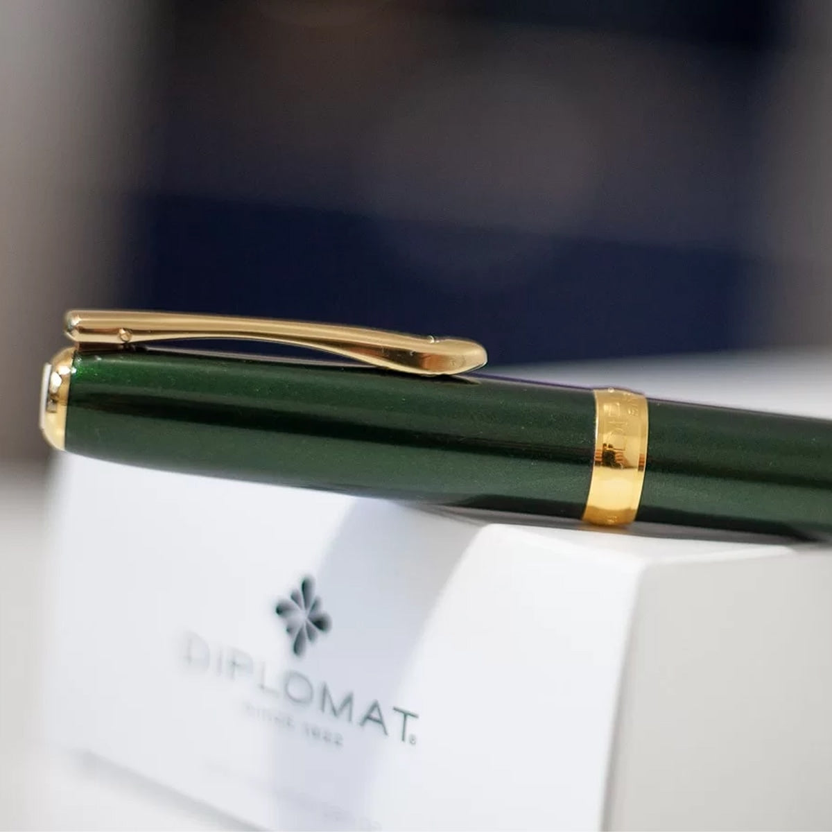 Diplomat, Fountain Pen Excellence A2, Gold Plated, Evergreen